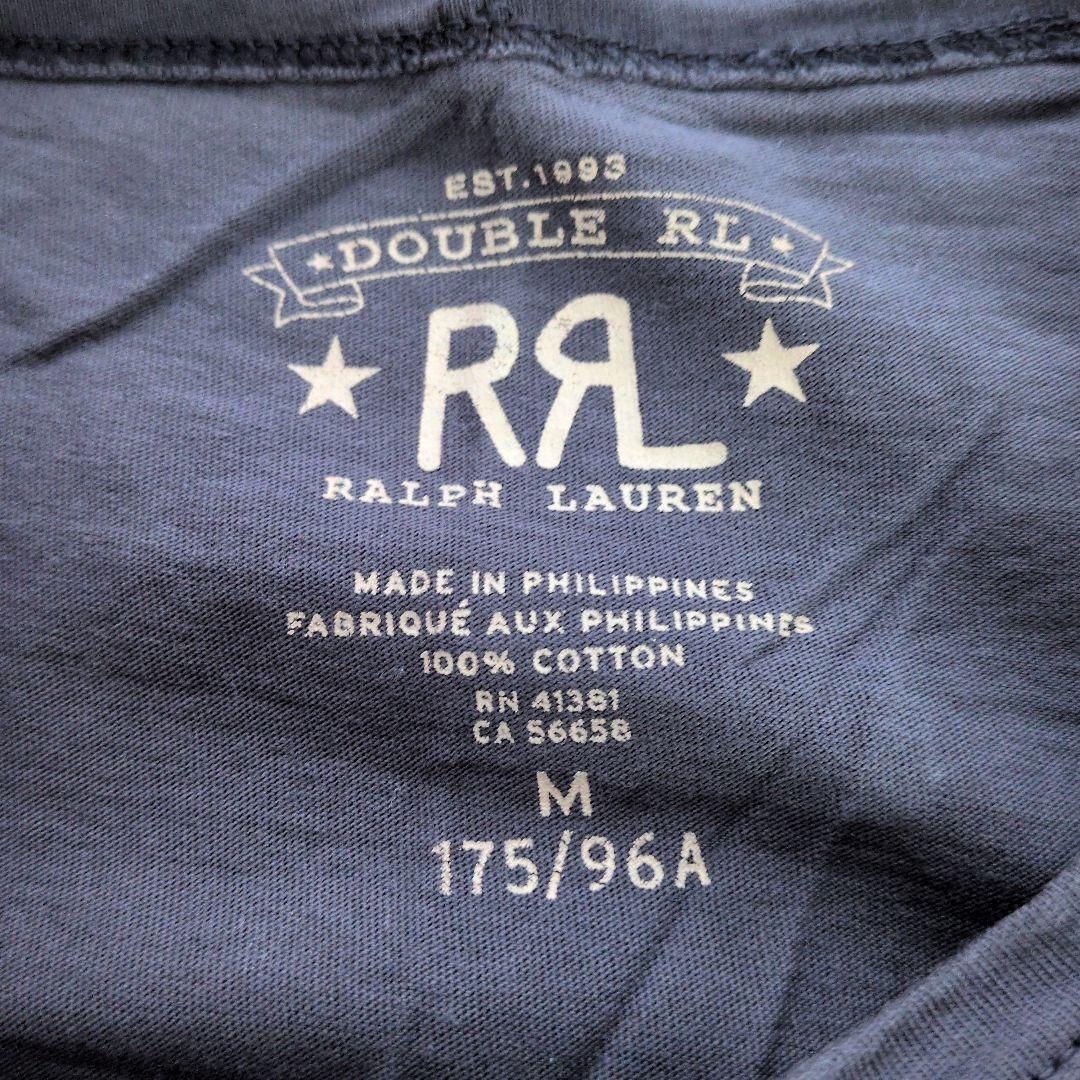 RALPH LAUREN RRL ロゴプリント Tシャツ M