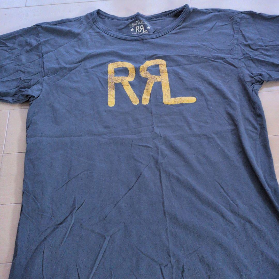 RALPH LAUREN RRL ロゴプリント Tシャツ M