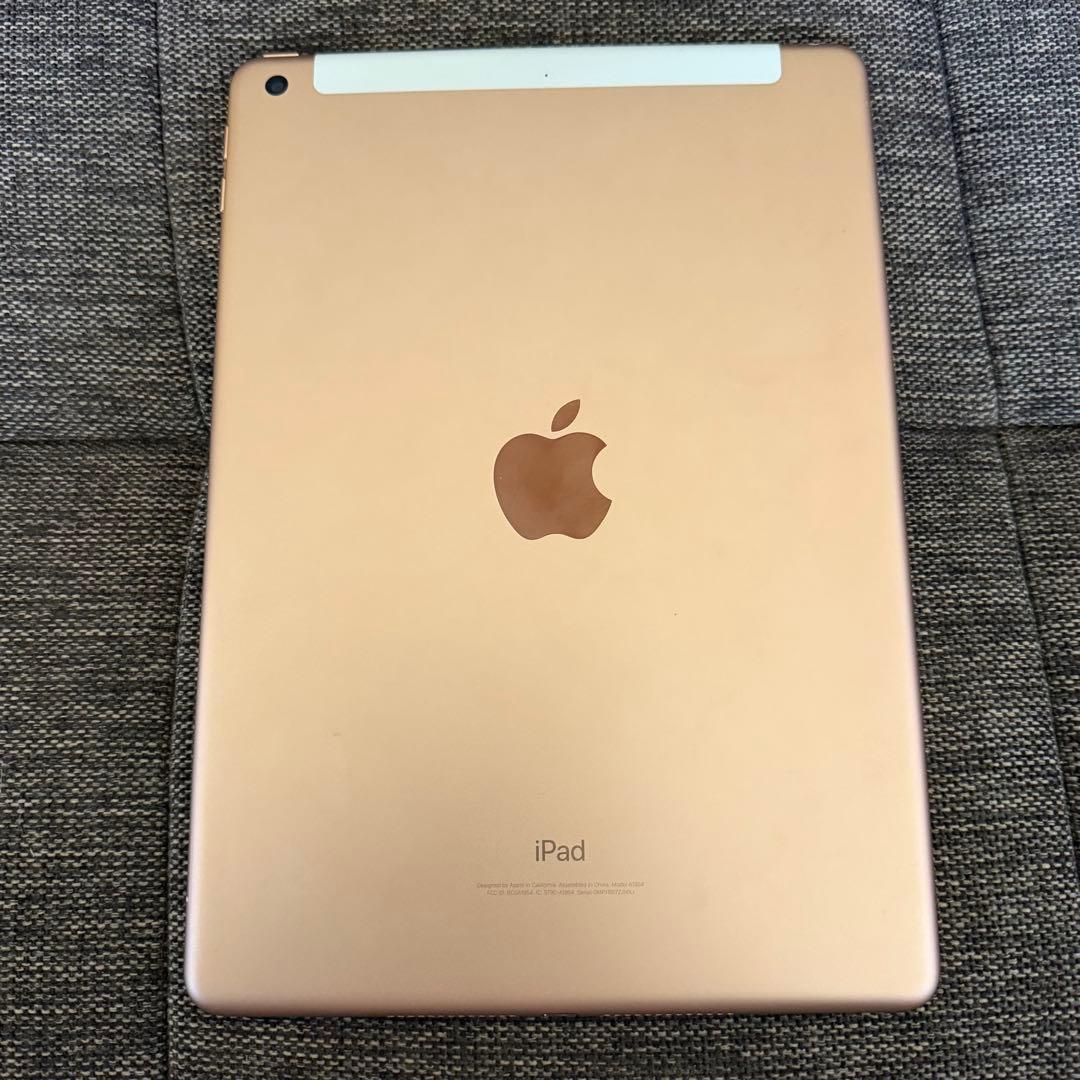 【美品】iPad 第6世代 32GB Cellular SIMフリー ゴールド