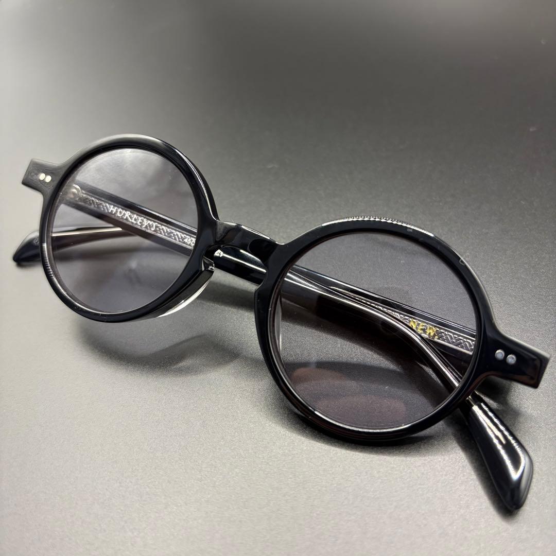 【美品】NEW. サングラス HURLEY'S 黒縁 ブラック カラーレンズ