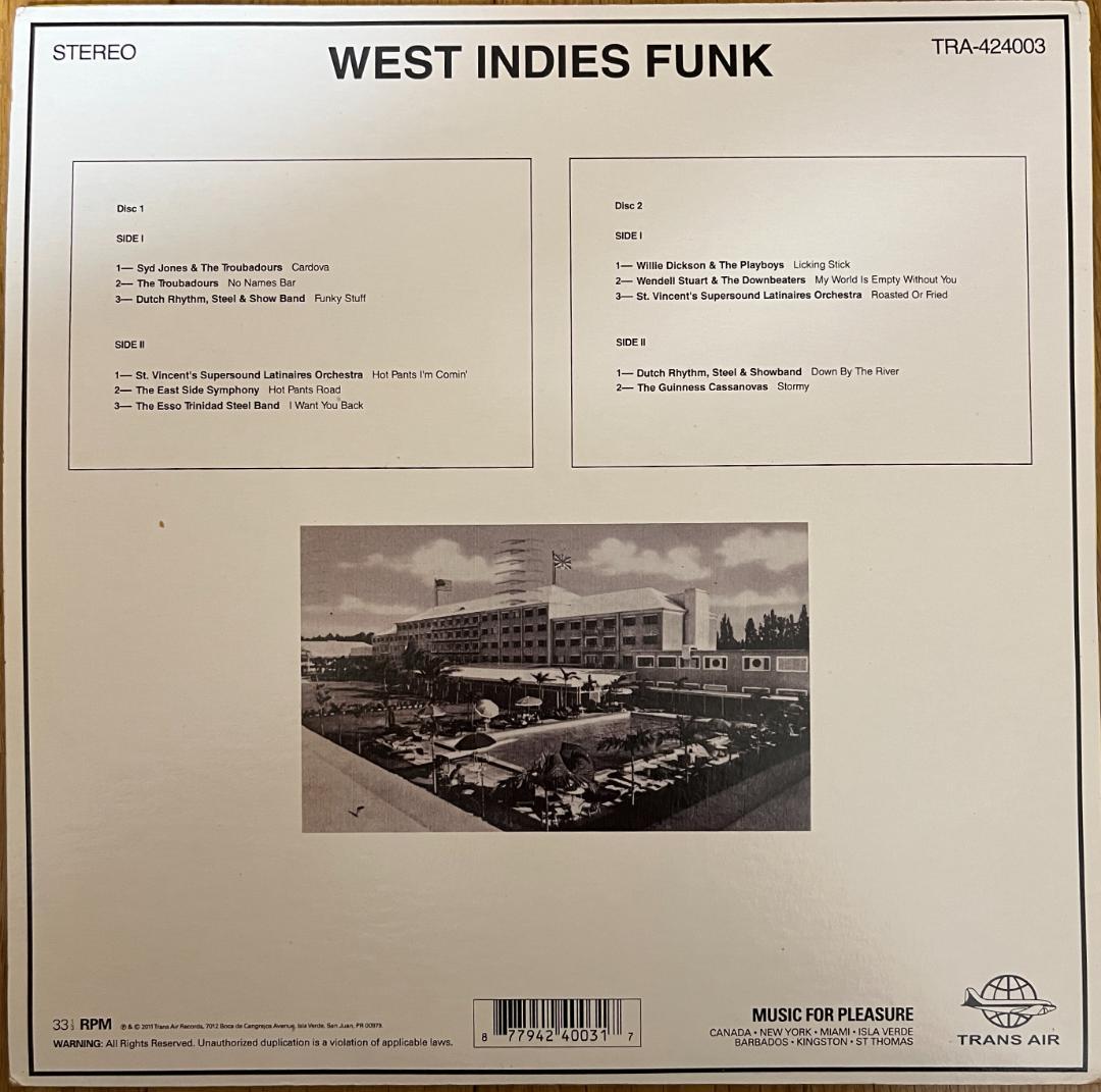 洋楽 2LP WEST INDIES FUNK