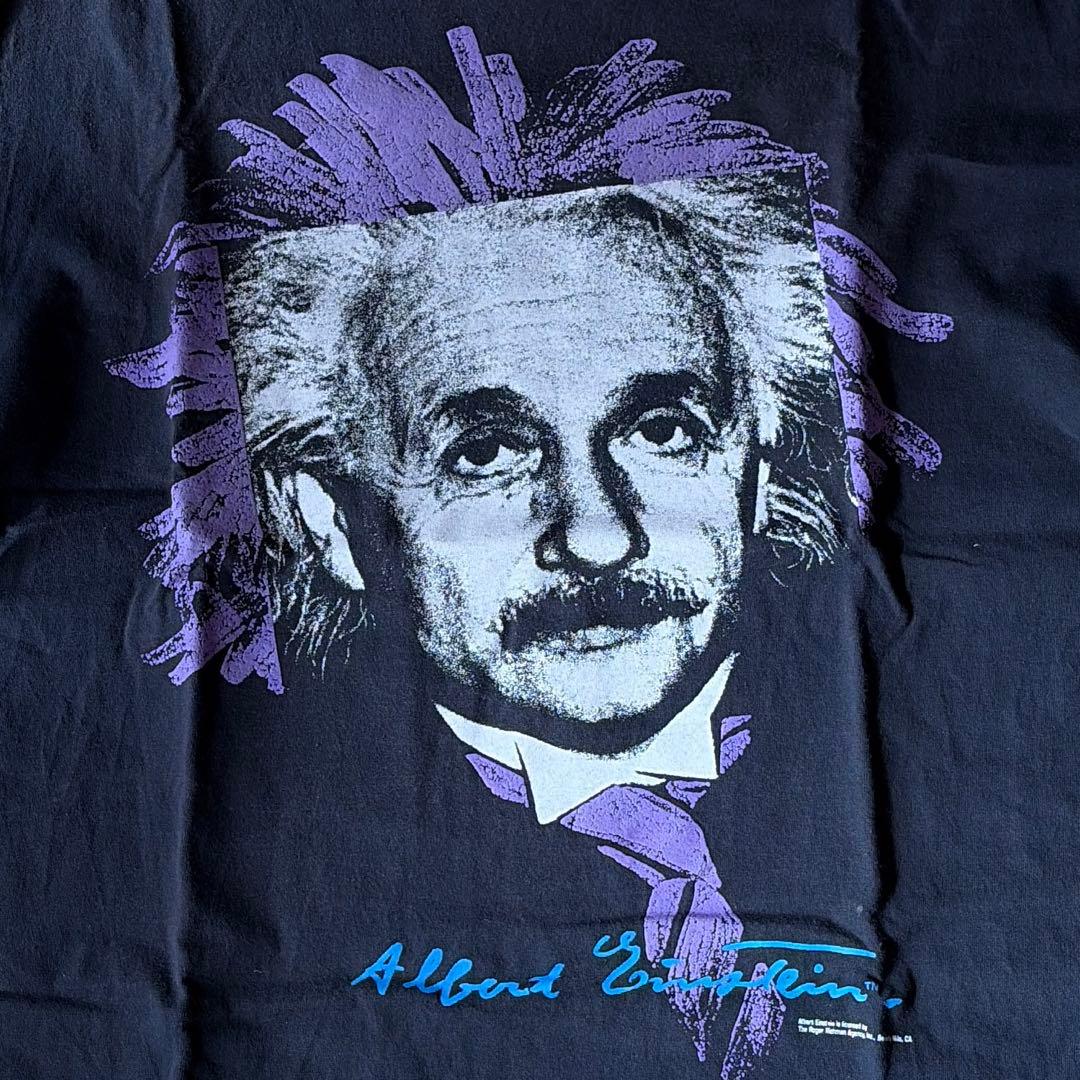 90s アルベルト アインシュタイン USA製Tシャツ XL シングルステッチ