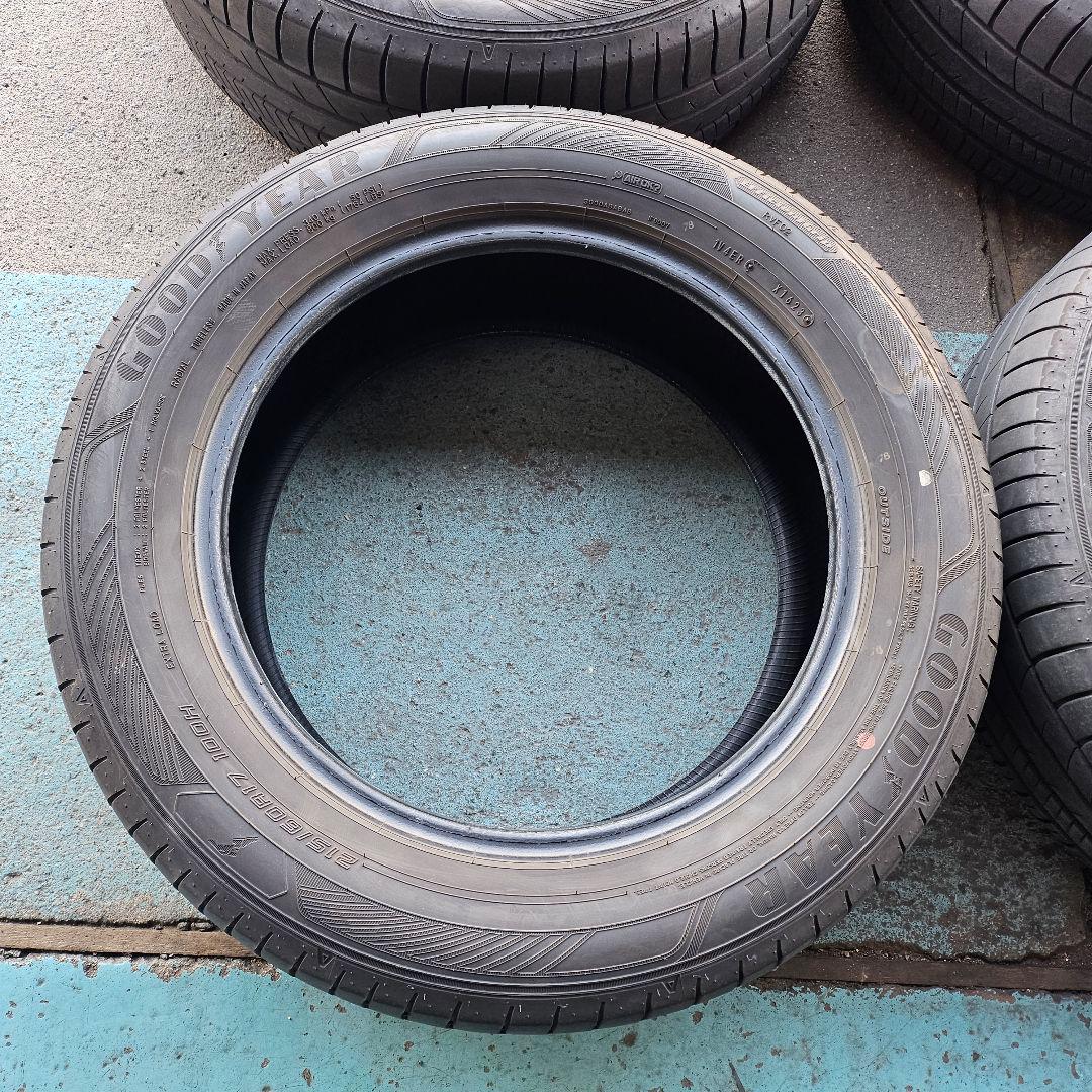 215/60R17 2023年製 溝あり グッドイヤー　RVF02 エリシオン等