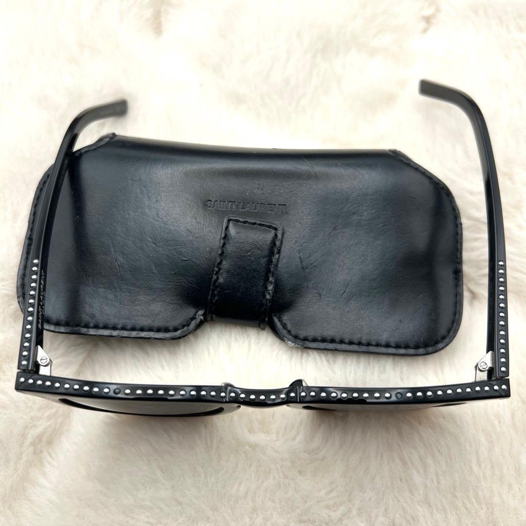 美品✨YSL SL28 037 ラインストーン サングラス