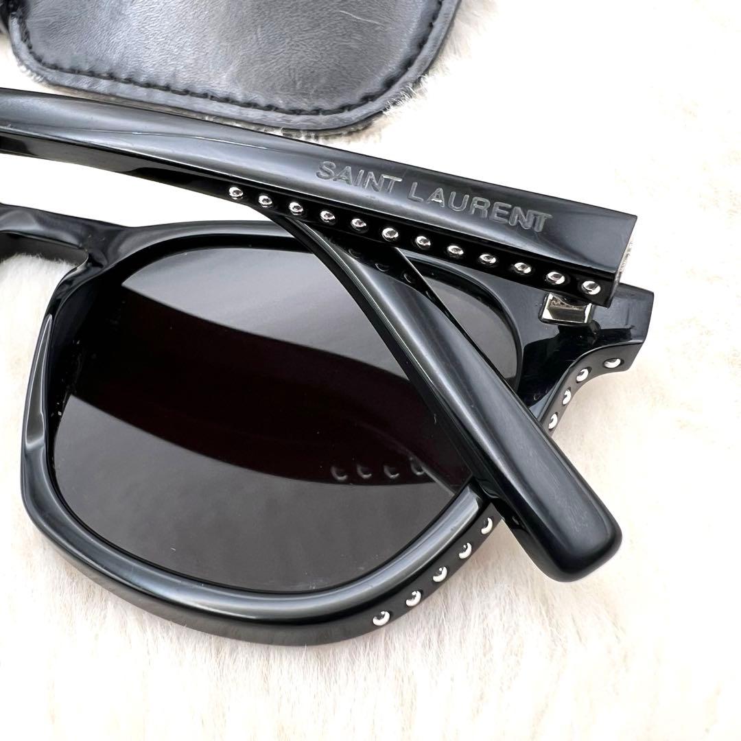 美品✨YSL SL28 037 ラインストーン サングラス