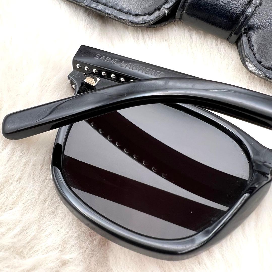 美品✨YSL SL28 037 ラインストーン サングラス