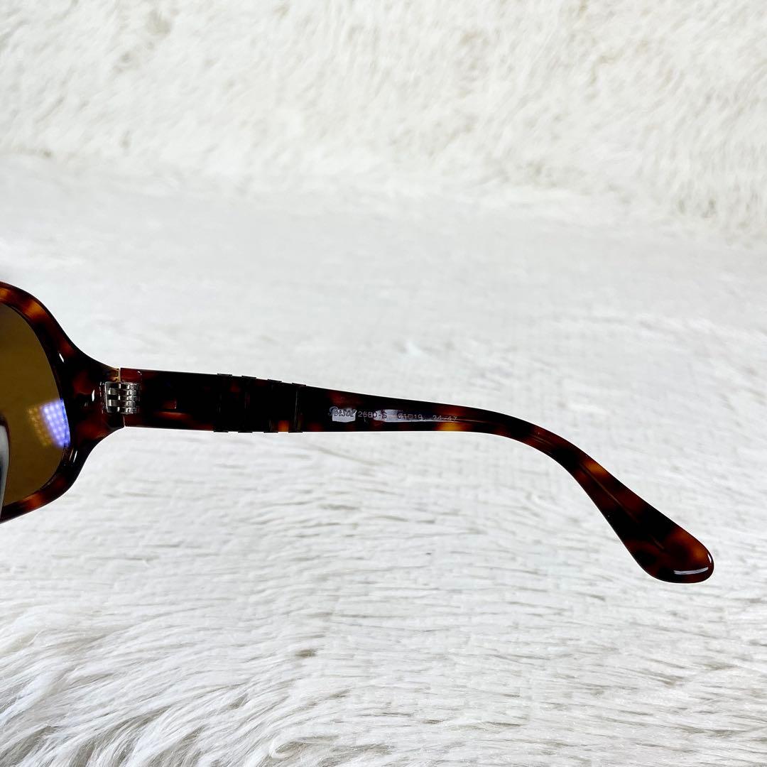 極美品・偏光　Persol　2680-S　偏光ブラウンレンズ　べっ甲柄フレーム