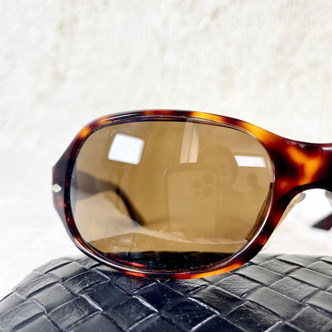 極美品・偏光　Persol　2680-S　偏光ブラウンレンズ　べっ甲柄フレーム