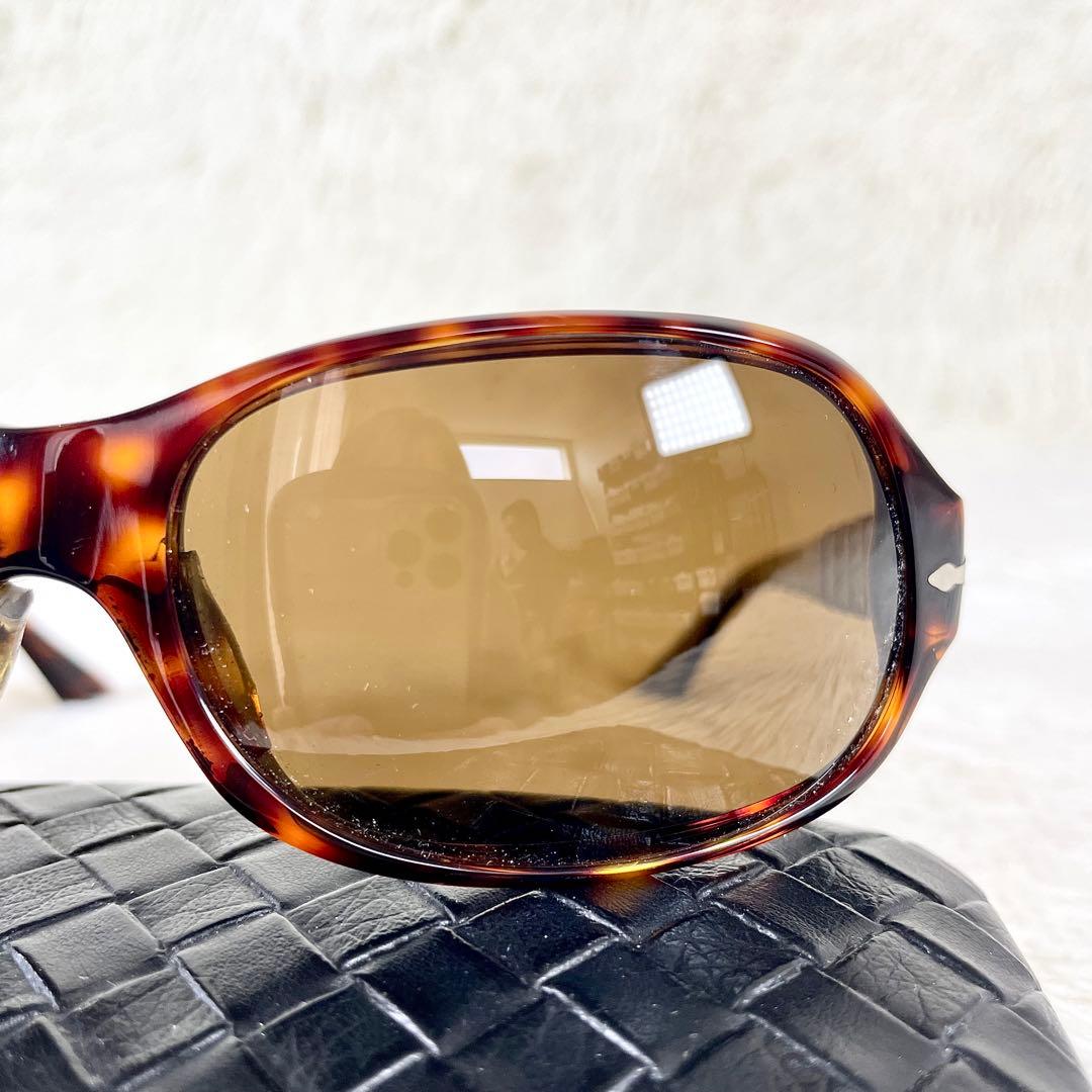極美品・偏光　Persol　2680-S　偏光ブラウンレンズ　べっ甲柄フレーム