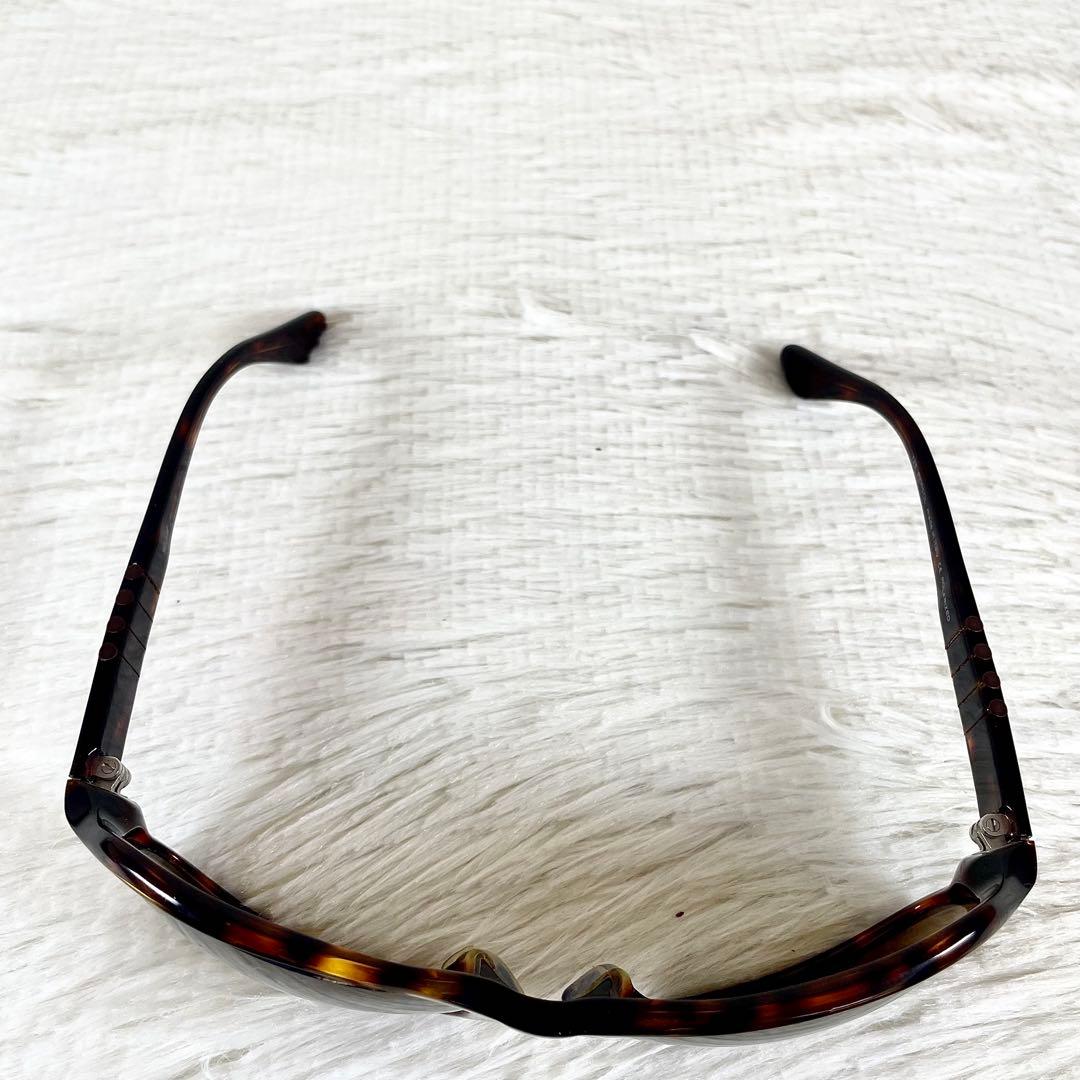 極美品・偏光　Persol　2680-S　偏光ブラウンレンズ　べっ甲柄フレーム