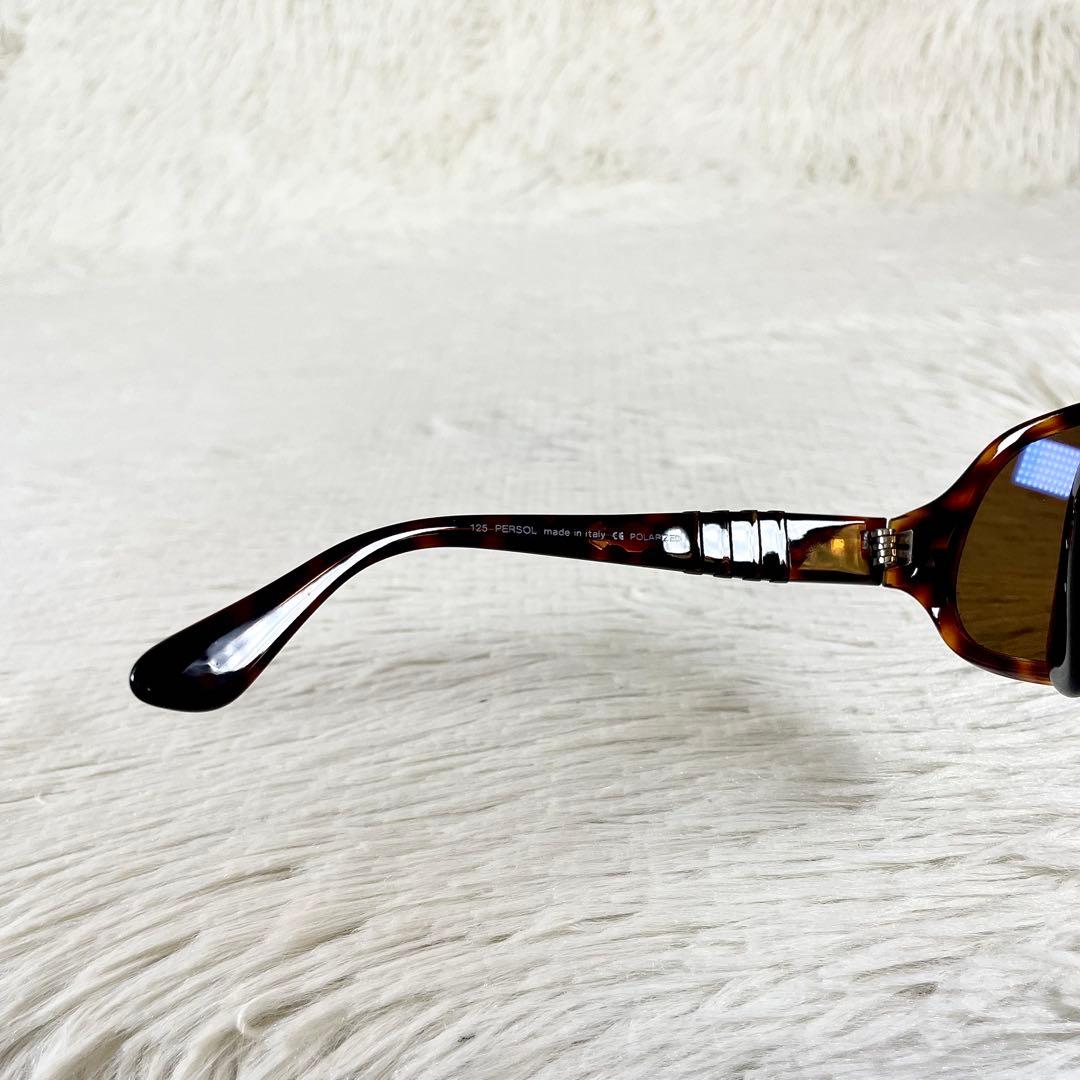 極美品・偏光　Persol　2680-S　偏光ブラウンレンズ　べっ甲柄フレーム
