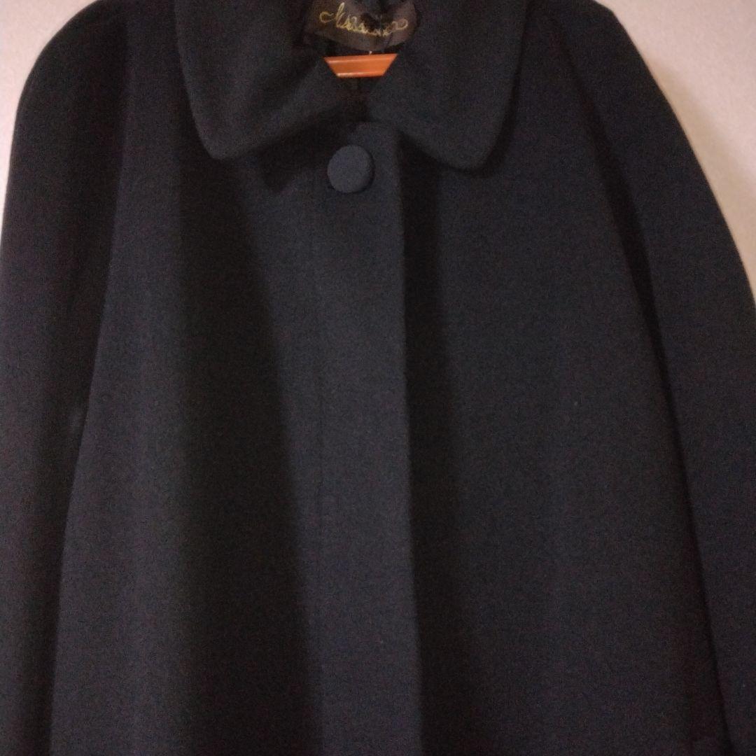 m*m様 黒ロングコート　カシミヤ100%未使用タグ付き　フォーマル・喪服対応
