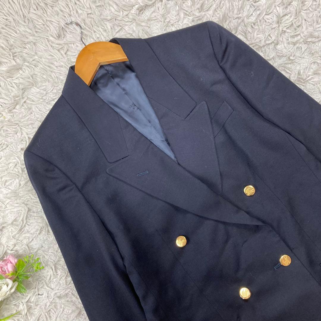 Burberrys' バーバリー 金ボタン 紺ブレ ダブルブレストジャケット