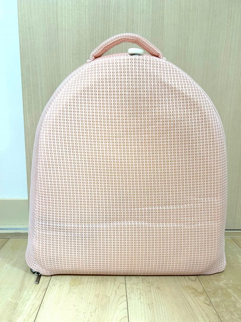 美品ベビーベッドインベッド 折りたたみ式ピンク