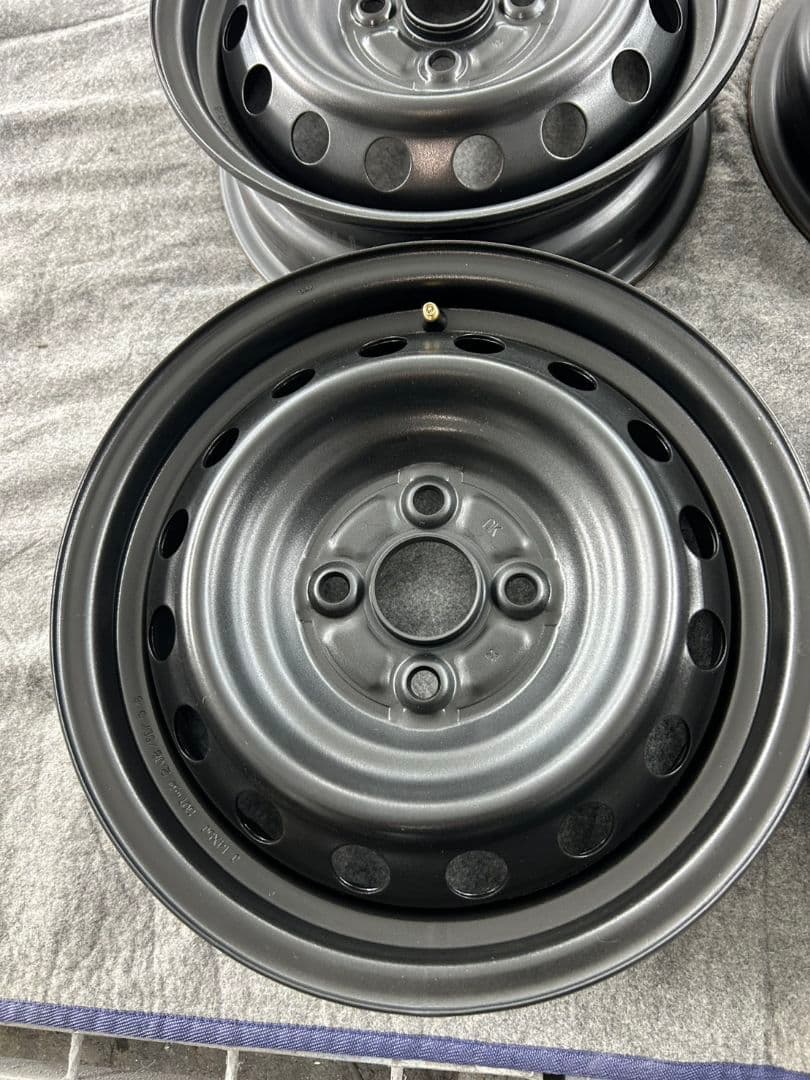 14インチ スチールホイール 4本セット 14x5J PCD100 ハブ径54