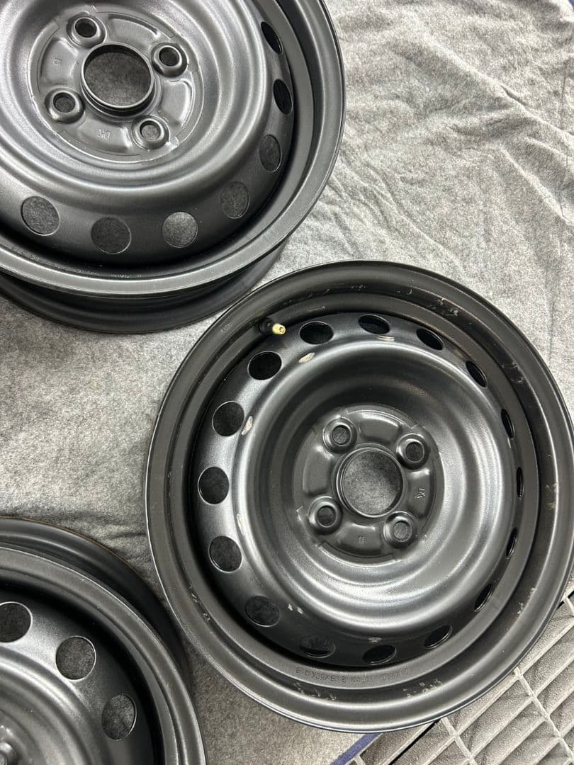 14インチ スチールホイール 4本セット 14x5J PCD100 ハブ径54