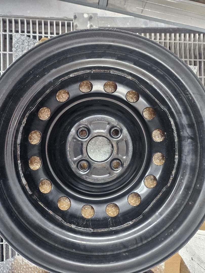14インチ スチールホイール 4本セット 14x5J PCD100 ハブ径54