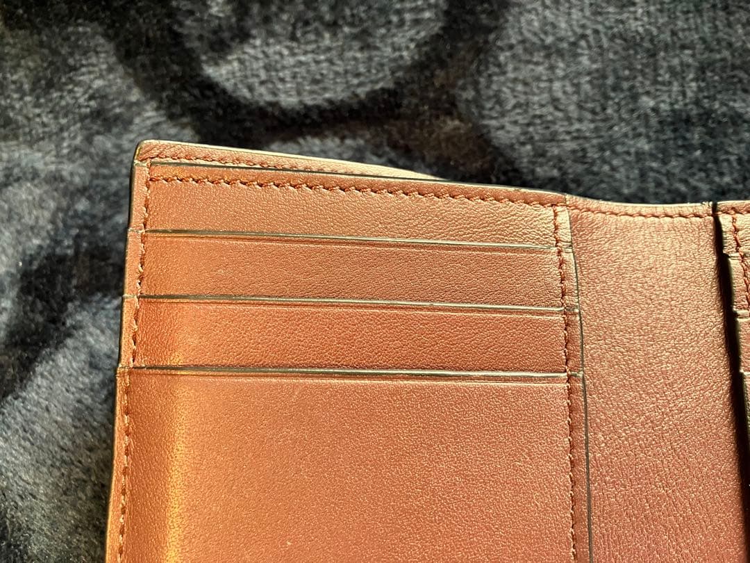 ※kaimama 　LOEWE スリムジップバイフォールドウォレット