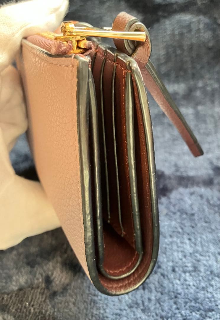 ※kaimama 　LOEWE スリムジップバイフォールドウォレット