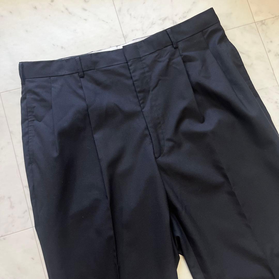 極美品 aquascutum アクアスキュータム　スーツ セットアップ 黒 L