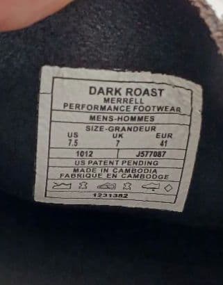 MERRELL メレル ムートピアシューズ 25.5cm(US7.5) 茶色
