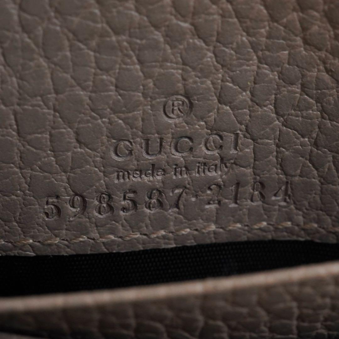 ✨新品未使用✨　GUCCI ミニ財布　マーモント　エンボスロゴ　GGロゴ 刻印