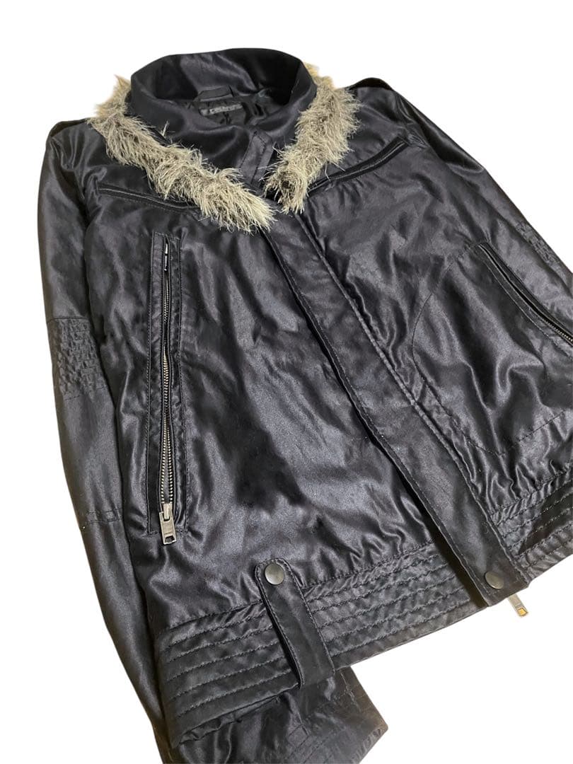 ジャケット・アウター 00s DKNY high neck coating jacket y2k