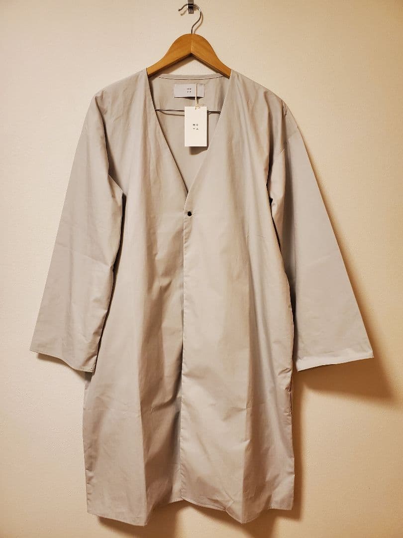 新品 MUYA カタカナ別注 リバリーコート No.2108 ライトグレー