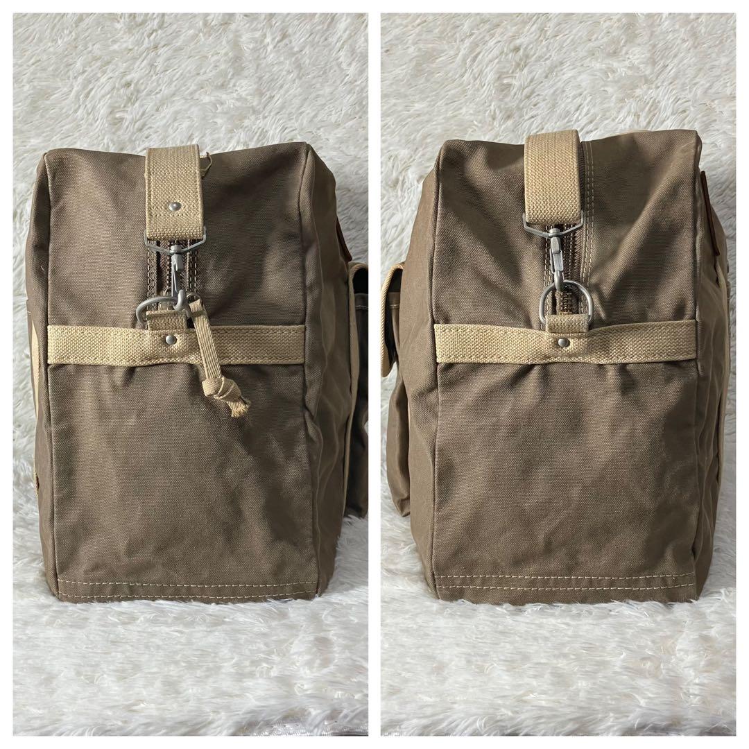 美品 レア 一澤帆布 キャンバスボストンバッグ 2way 大容量 旅行 日本製