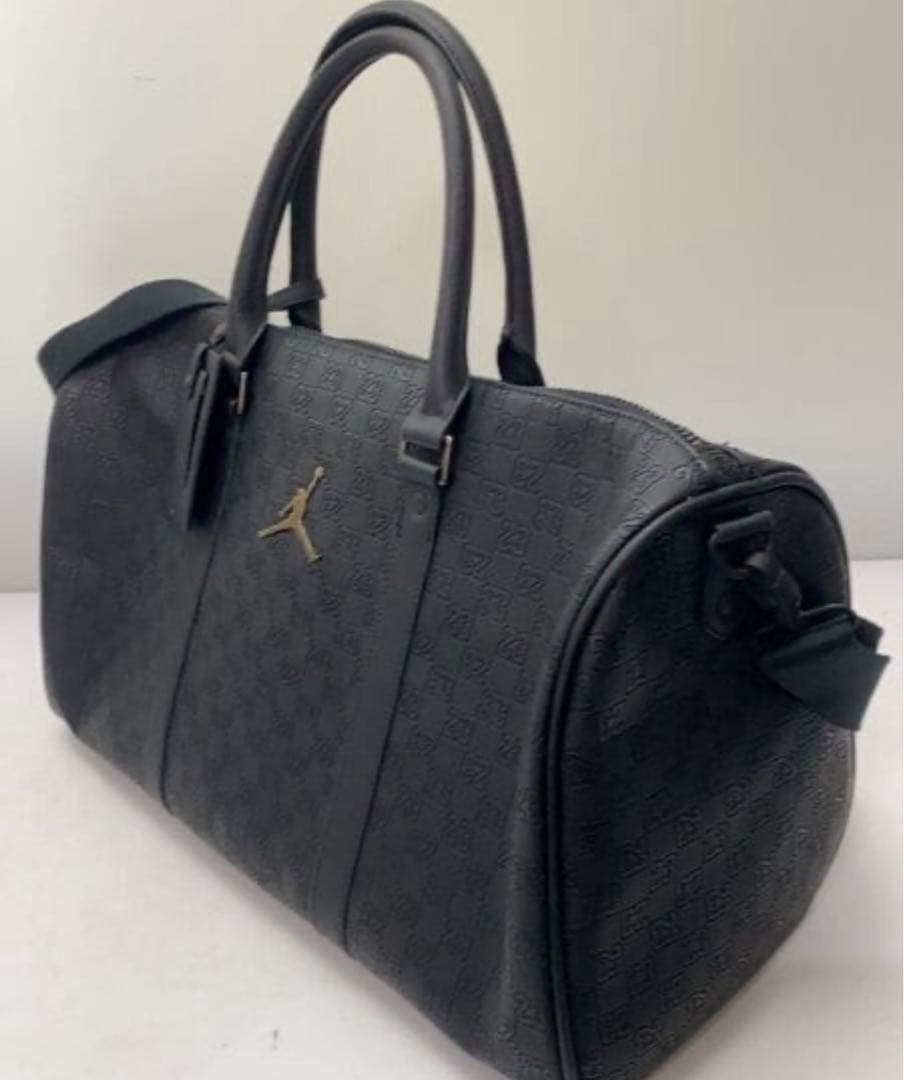 美品　ジョーダン ボストンバッグ 大容量 2way ダッフルバッグ　ブラック