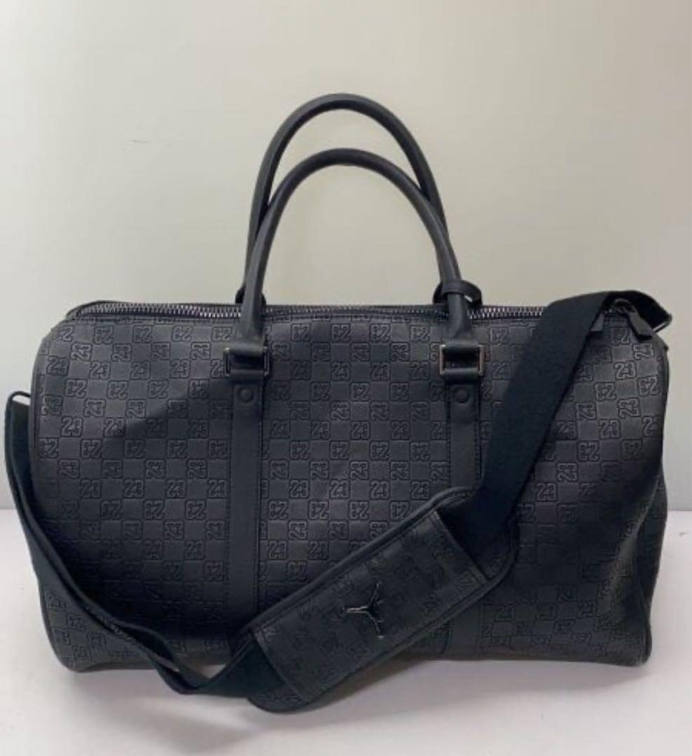 美品　ジョーダン ボストンバッグ 大容量 2way ダッフルバッグ　ブラック