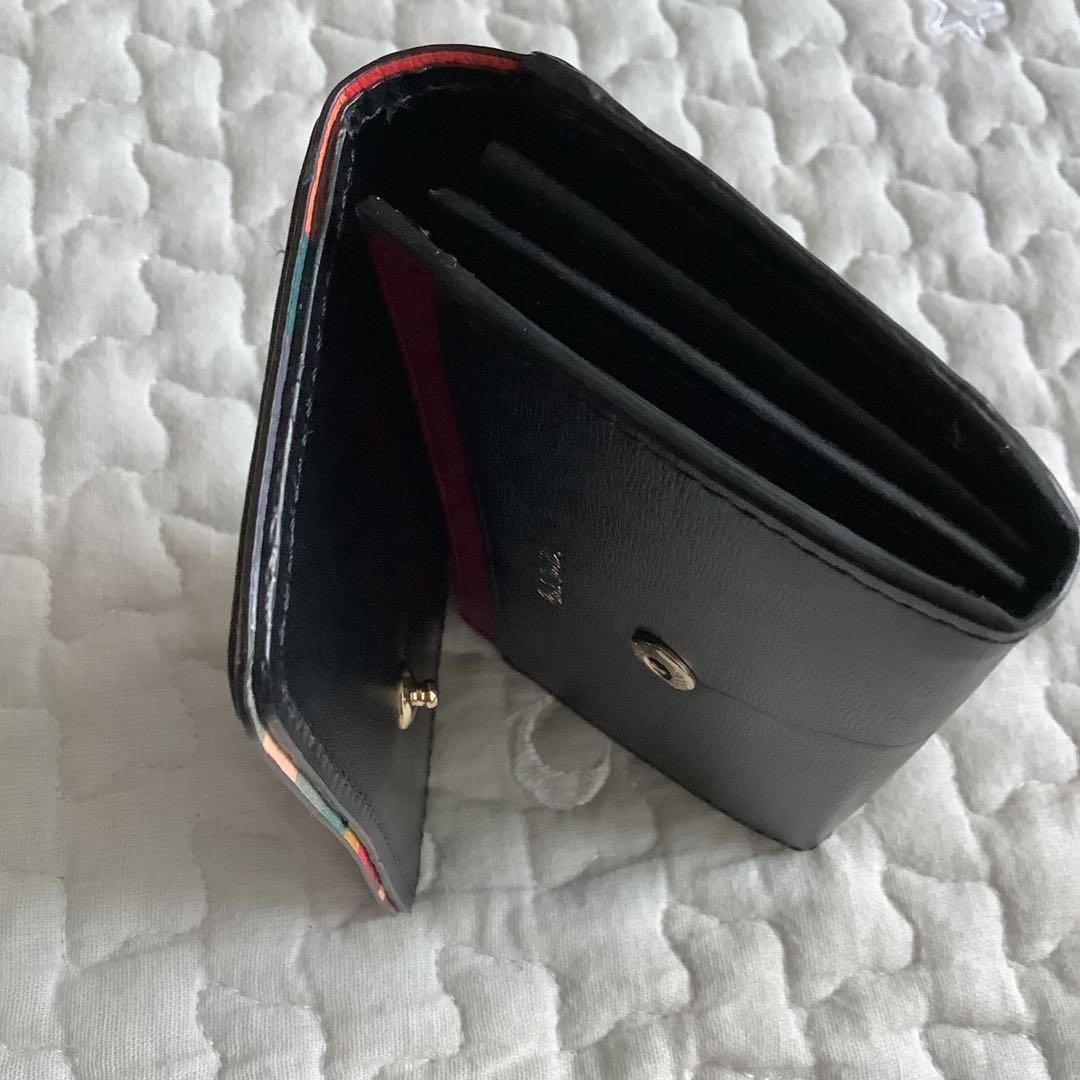 PaulSmith ポールスミス 名刺入 PWD952 黒 スワールT19A