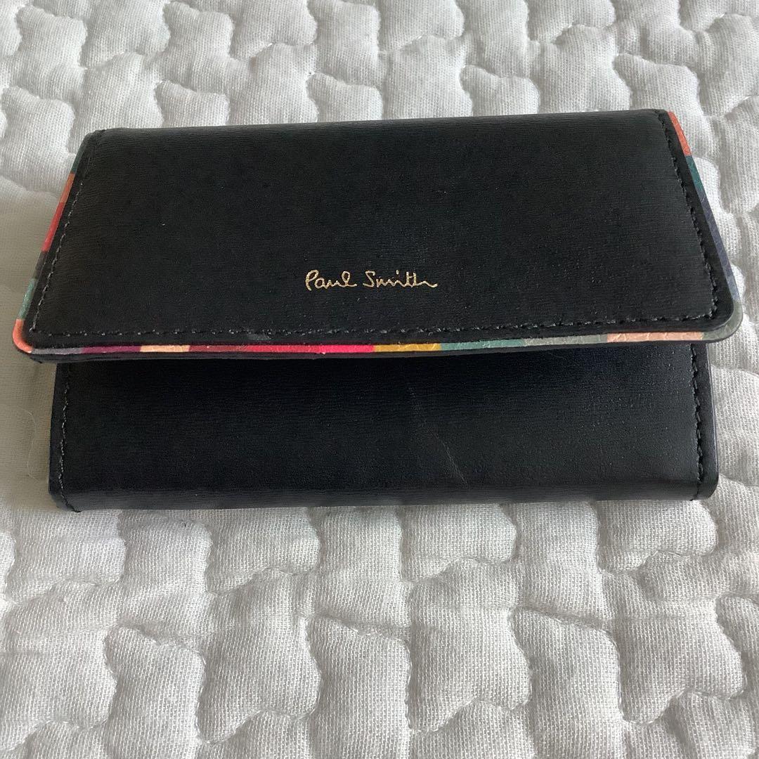 PaulSmith ポールスミス 名刺入 PWD952 黒 スワールT19A