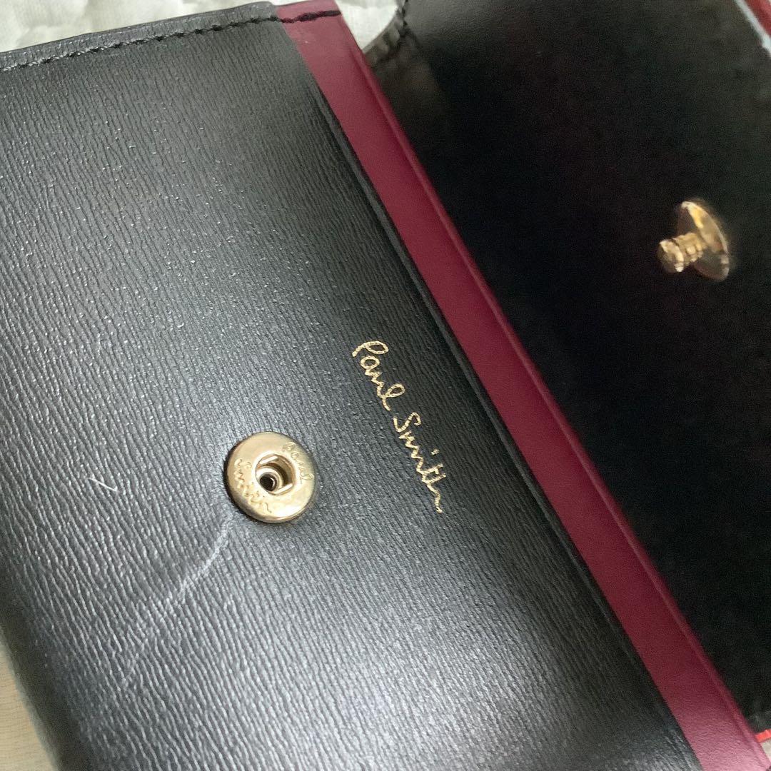 PaulSmith ポールスミス 名刺入 PWD952 黒 スワールT19A
