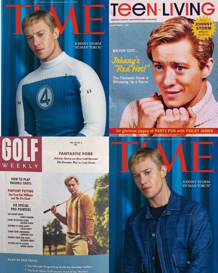未開封新品ジョニー・ストーム+ファンタスティック4マーク特典付