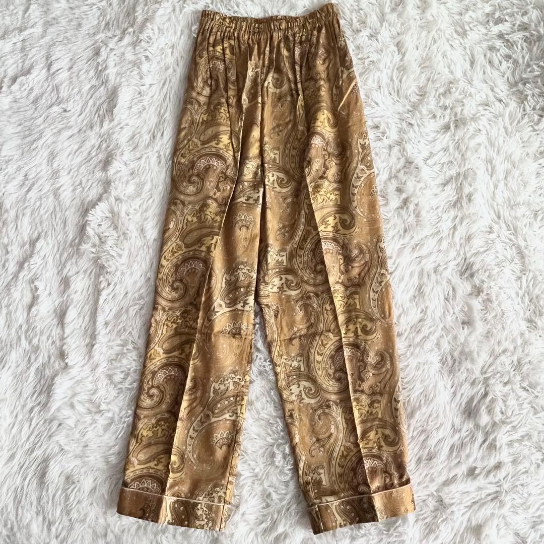 【未使用】 ETRO エトロ ペイズリー柄 パジャマ 上下セット M レディース