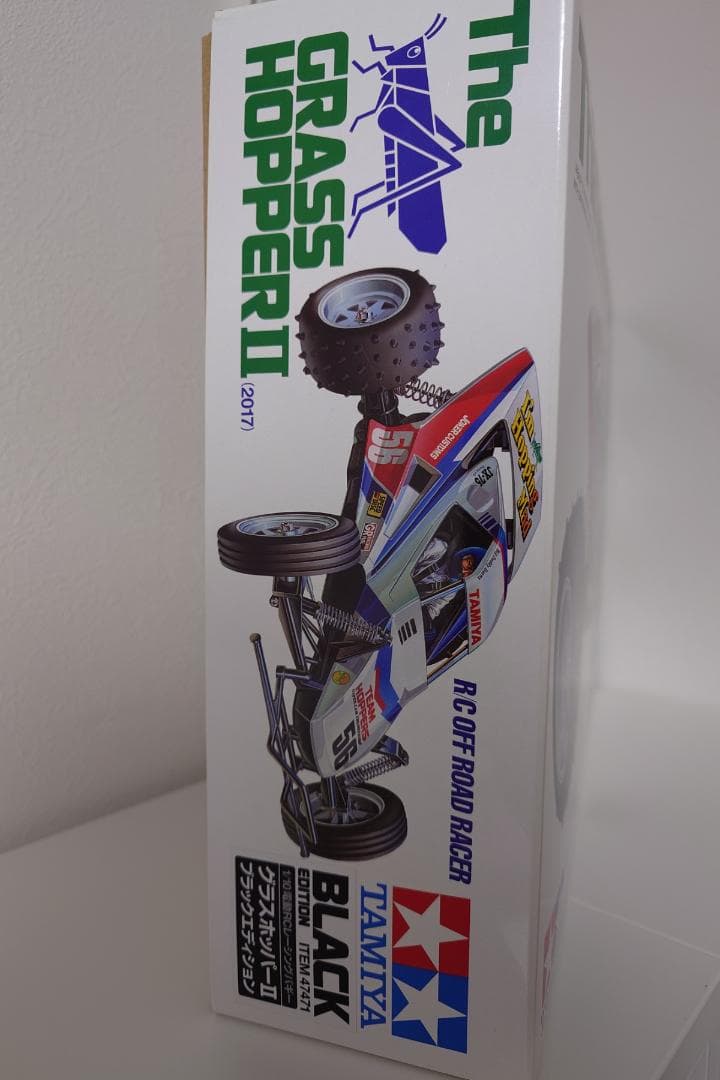 タミヤ 1/10RC グラスホッパーII ブラックエディション 未組立 説明書付