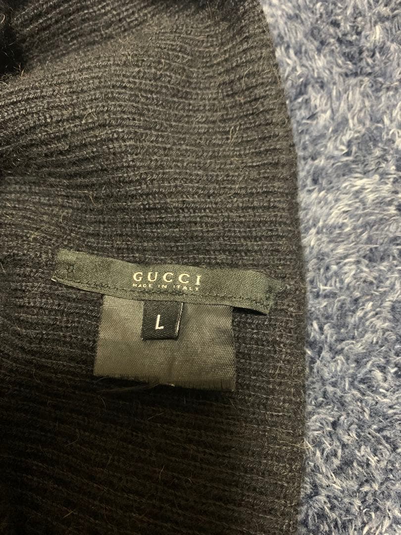 GUCCI ビーニー シェリーライン ブラック 黒 美品 グッチ ニット帽
