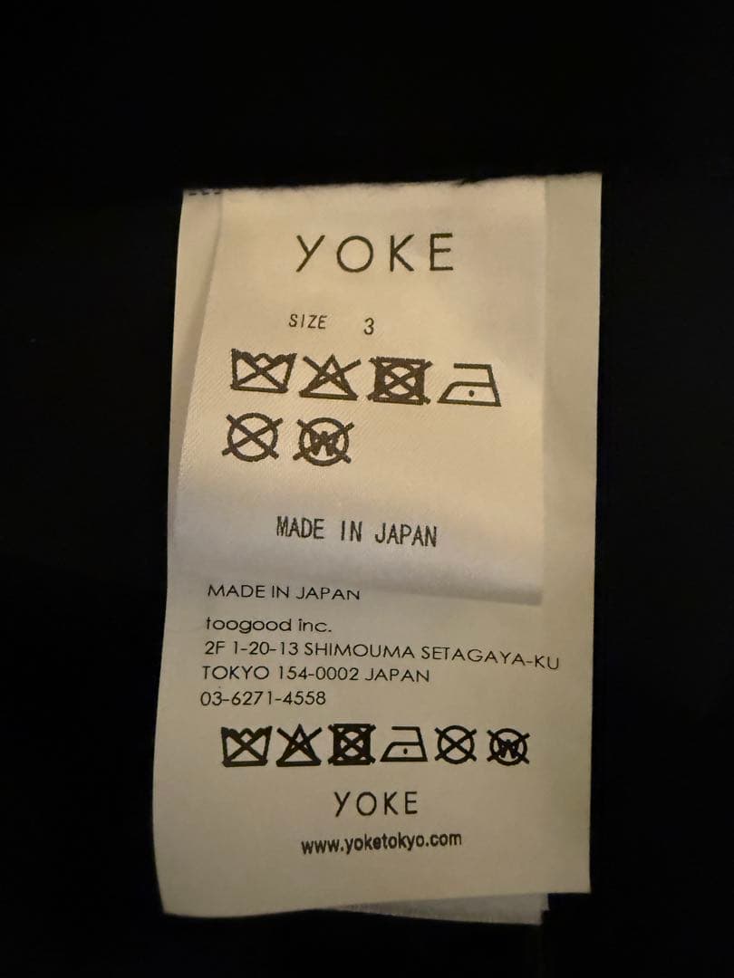 ジャケット・アウター YOKE Cashemere Cut-Off Drizzler Jacket