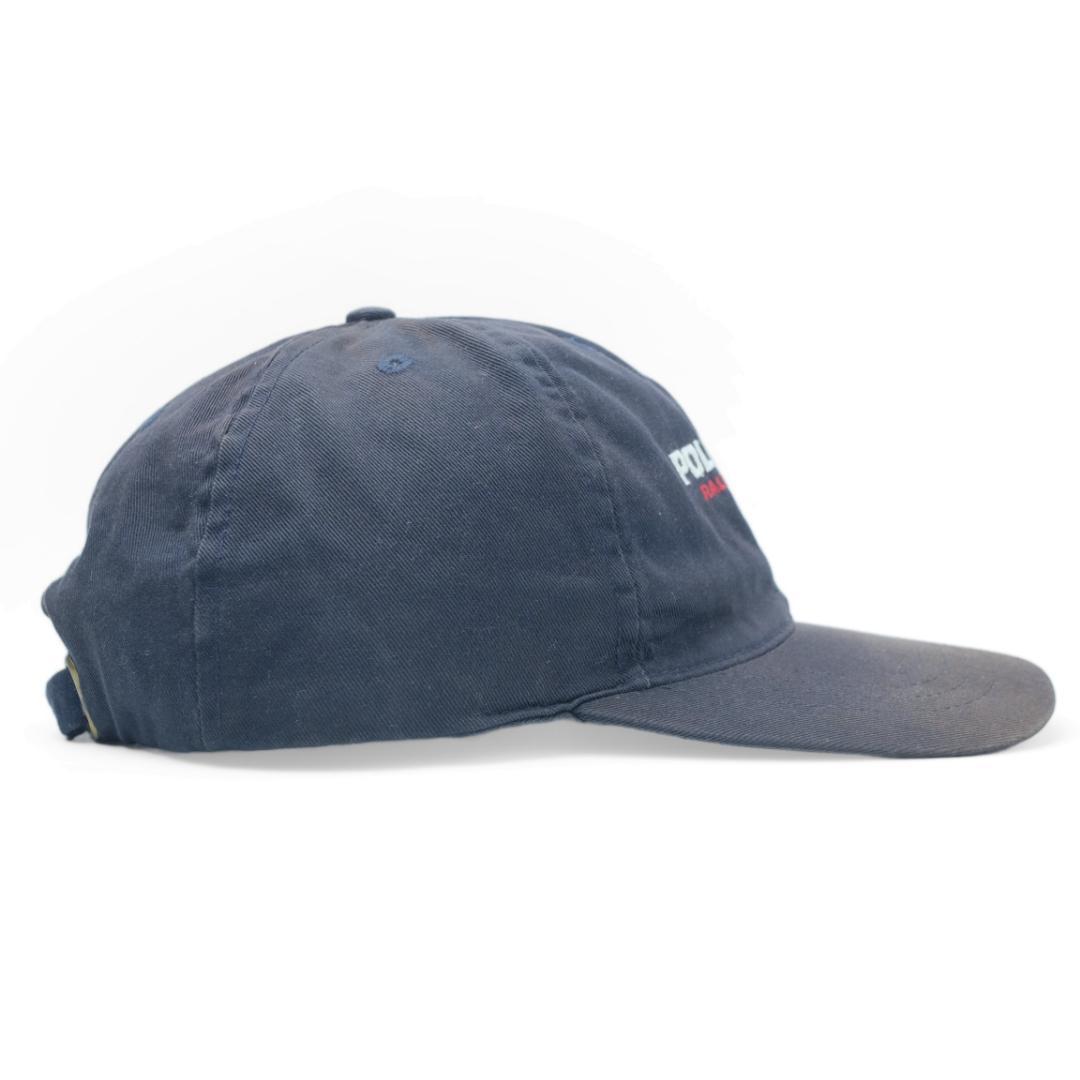 90s アメリカ製 Polo Sport キャップ ポロスポ USA ブラック
