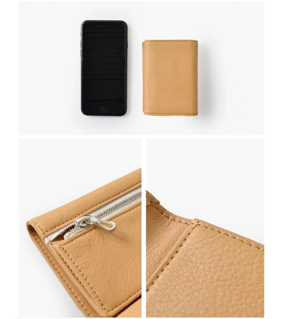新品タグ付き DIGAWEL 三つ折り財布 白色Three-Fold Purse