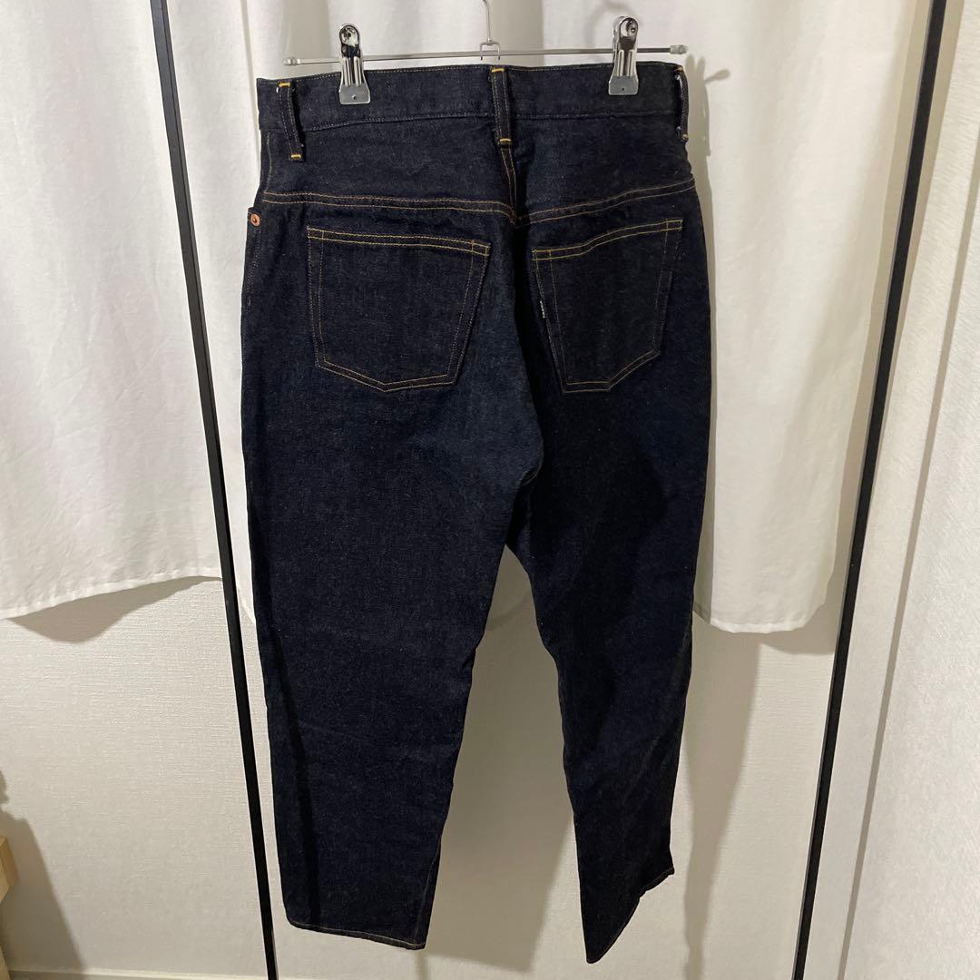 YAECA ダークデニム ストレートパンツ　9-14W