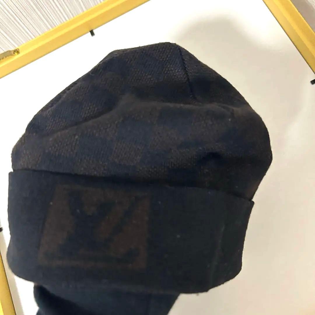 【極美品】LOUIS VUITTON ルイヴィトン　ダミエ ニットキャップ