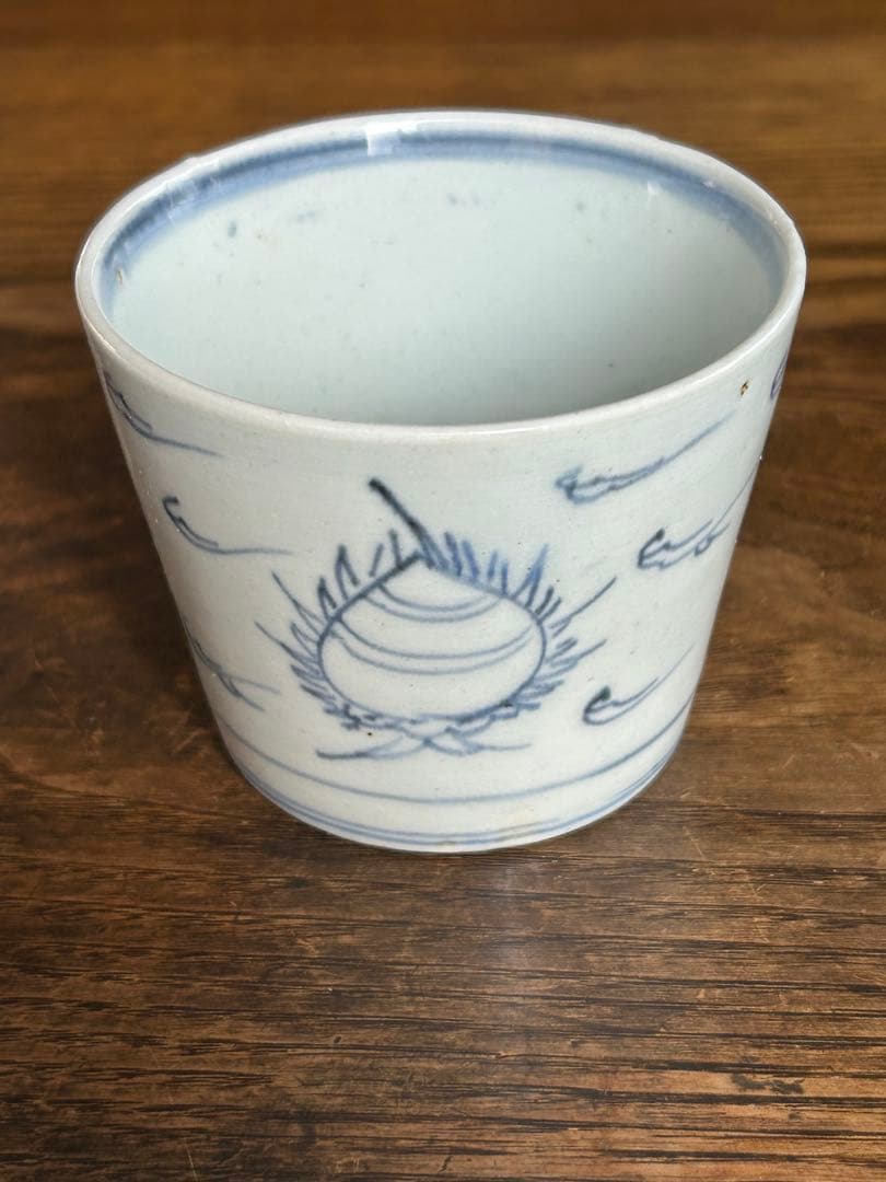 ✨【古伊万里】　⭐️雲に竜文　蕎麦猪口　骨董　古美術　時代物　湯呑み