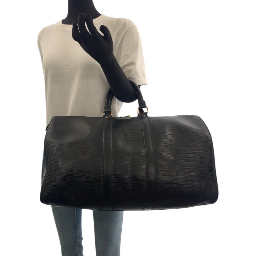 LOUIS VUITTON エピ キーポル45 ノワール ブラック M42972