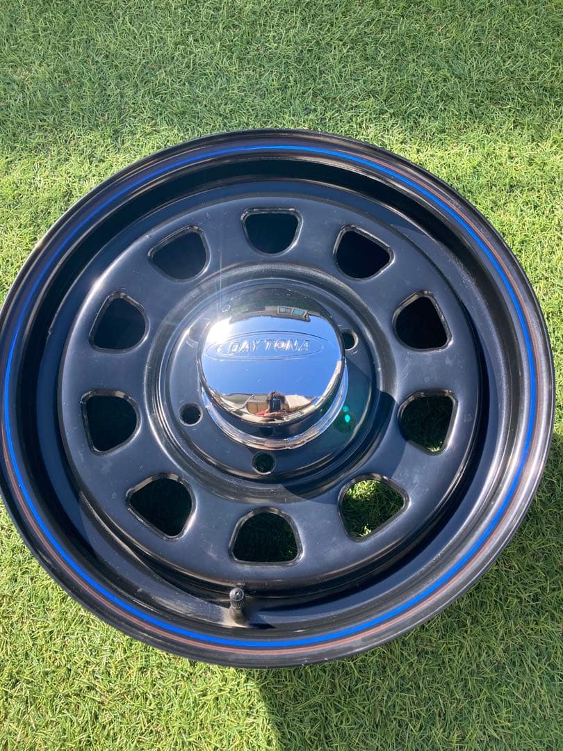 DAYTONA 15インチ ブラックホイールセット