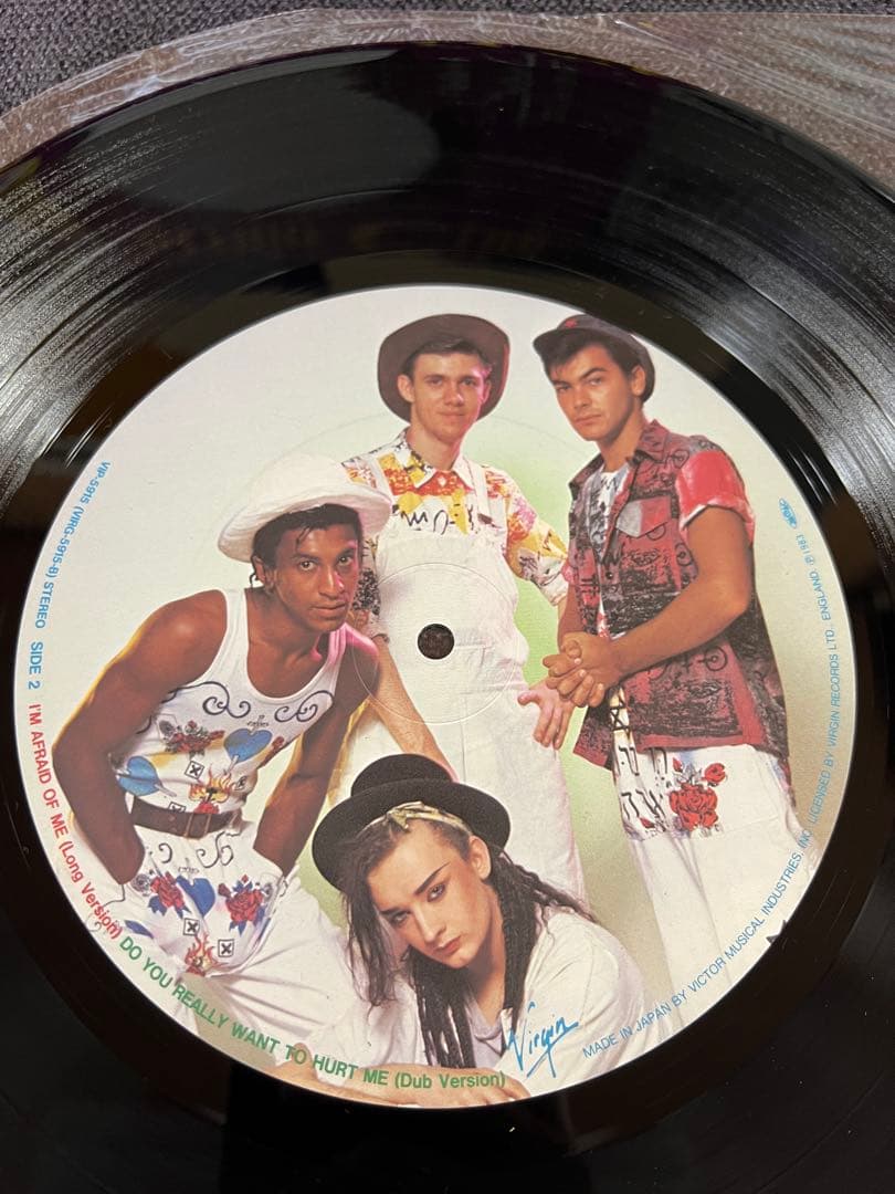 CULTURE CLUB TIME 帯付　ピクチャーLP 洋楽レコード美盤
