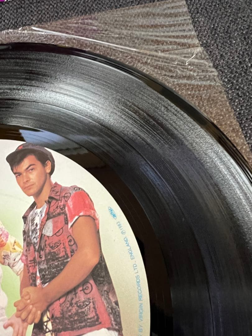 CULTURE CLUB TIME 帯付　ピクチャーLP 洋楽レコード美盤