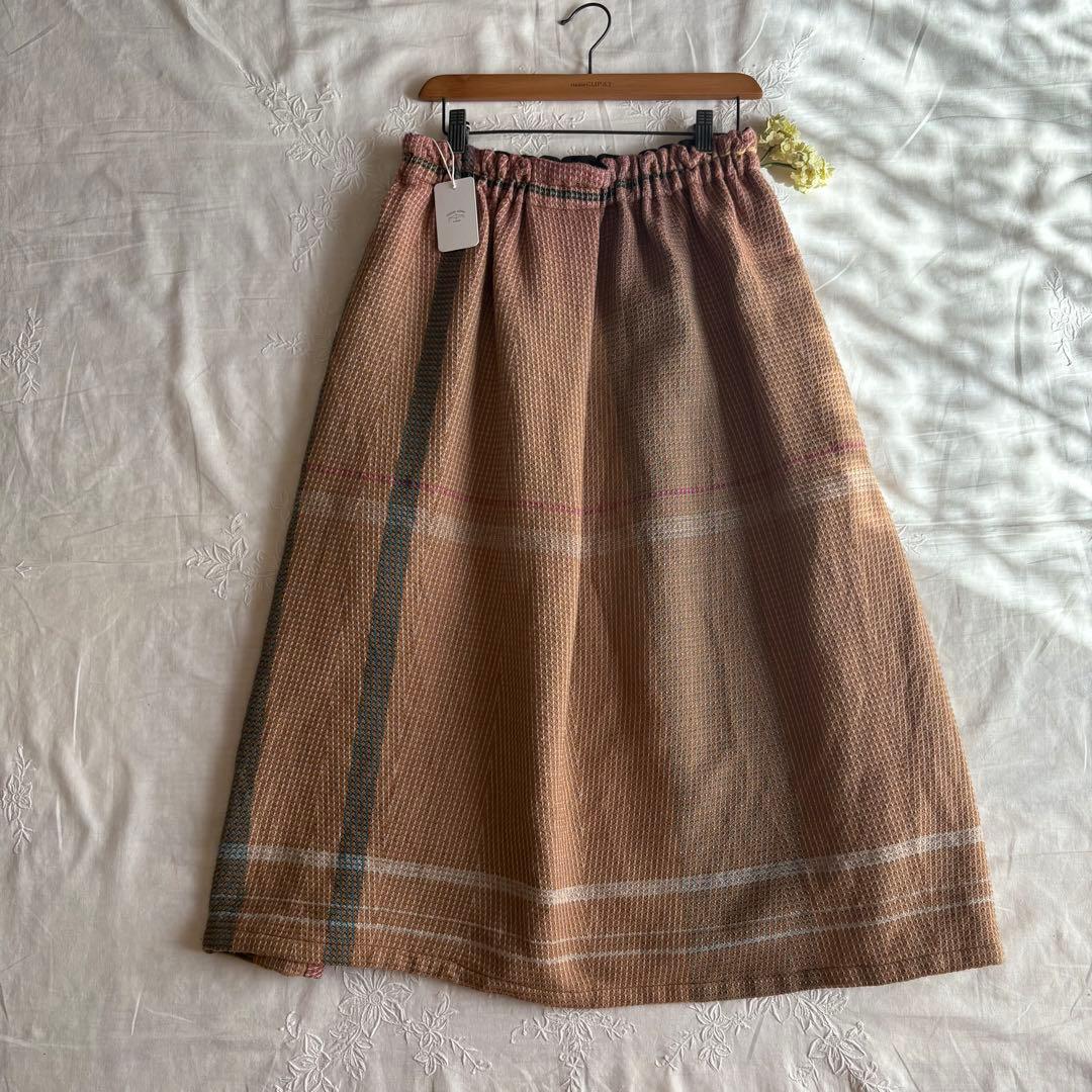 ꕤ新品ꕤtamaki niime ポワンスカート　wool ピンク系