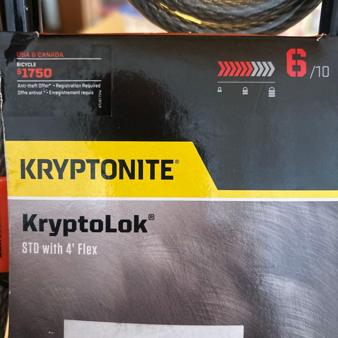 KRYPTONITE クリプトナイト 鍵　自転車　バイク
